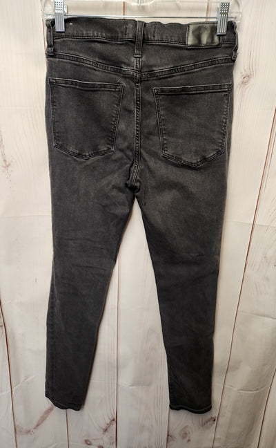 Madewell Women's Size 27 (3-4) Black Jeans Roadtripper