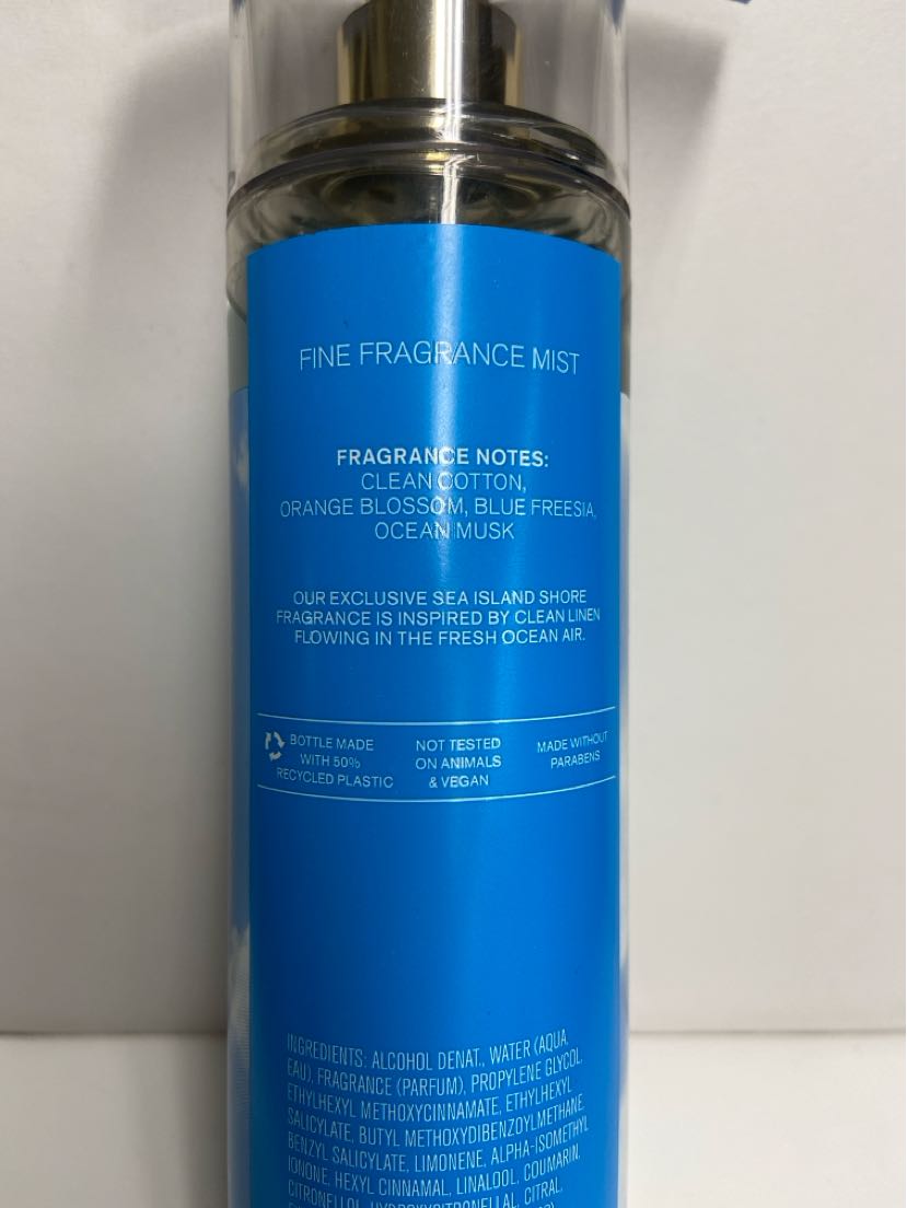 Bath & Body Works Sea Island Shore Fine Fragrance Mist 8fl oz Perfume