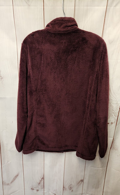 Lands End Women's Size M Maroon Jacket