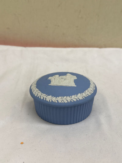 VTG Wedgwood Blue Ceramic Trinket Dish