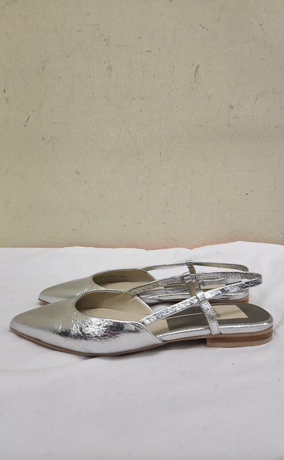 Dolce Vita Women's Size 5-1/2 Silver Flats Shoes
