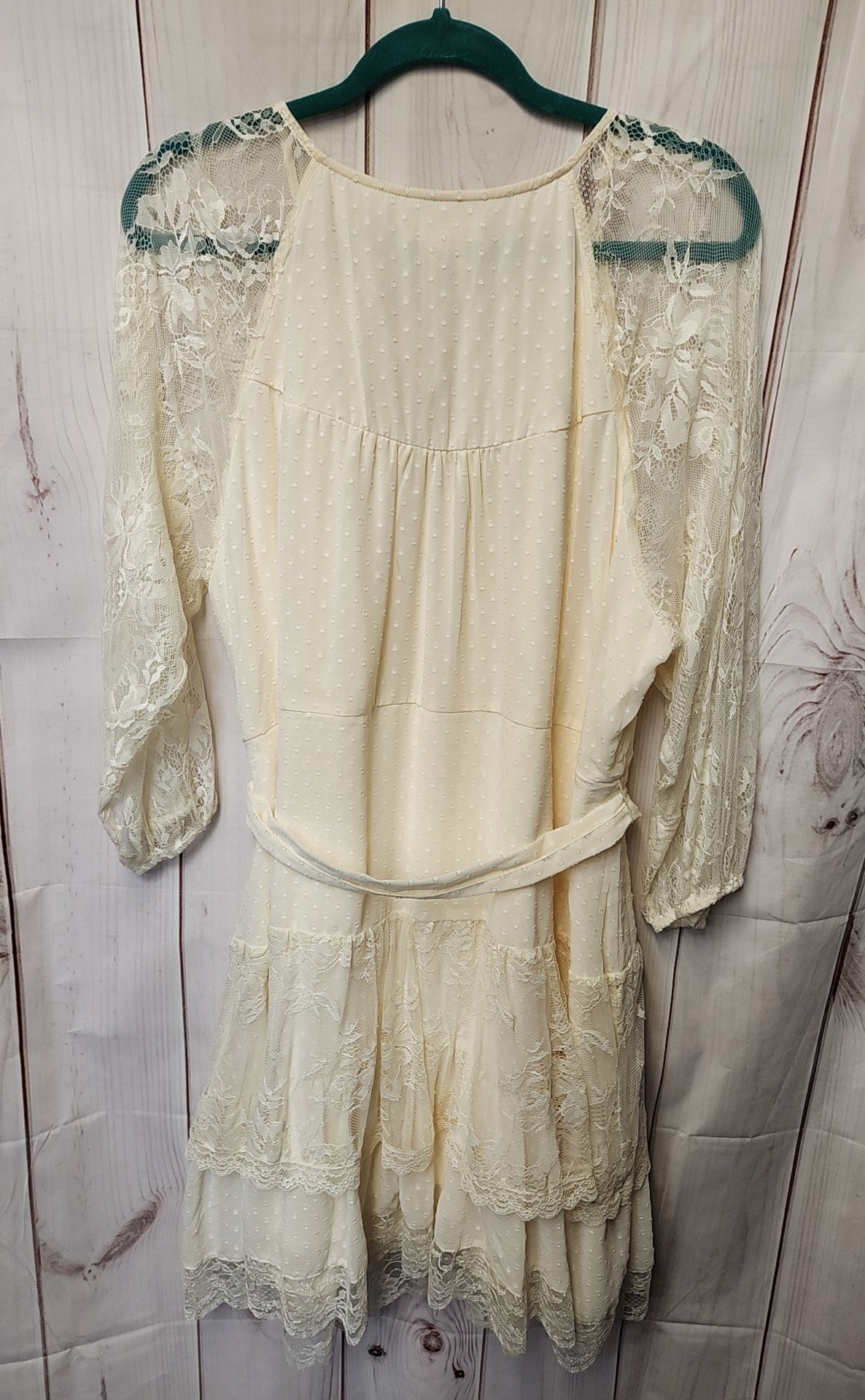 Festi Women's Size 2X White Lace Dress