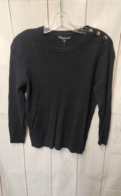 Metric Knits Women's Size M Black Sweater