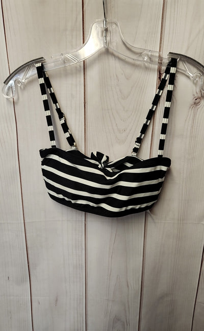 Kate Spade Women's Size S Black & White Swim Top