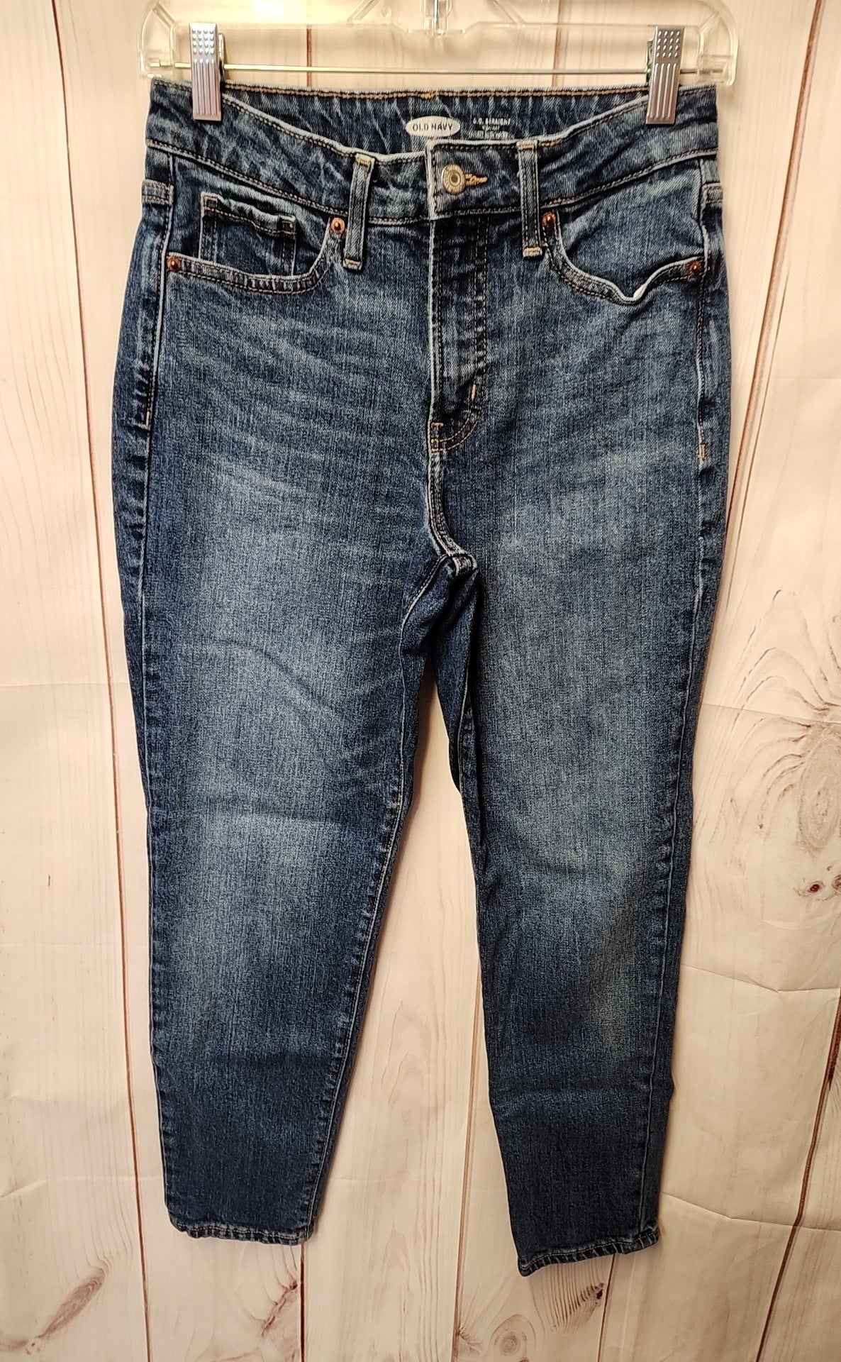 Old Navy Women's Size 26 (1-2) Blue Jeans O.G. Straight High Rise