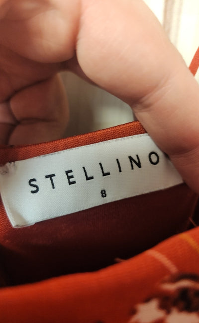Stellino Women's Size 8 Red Dress