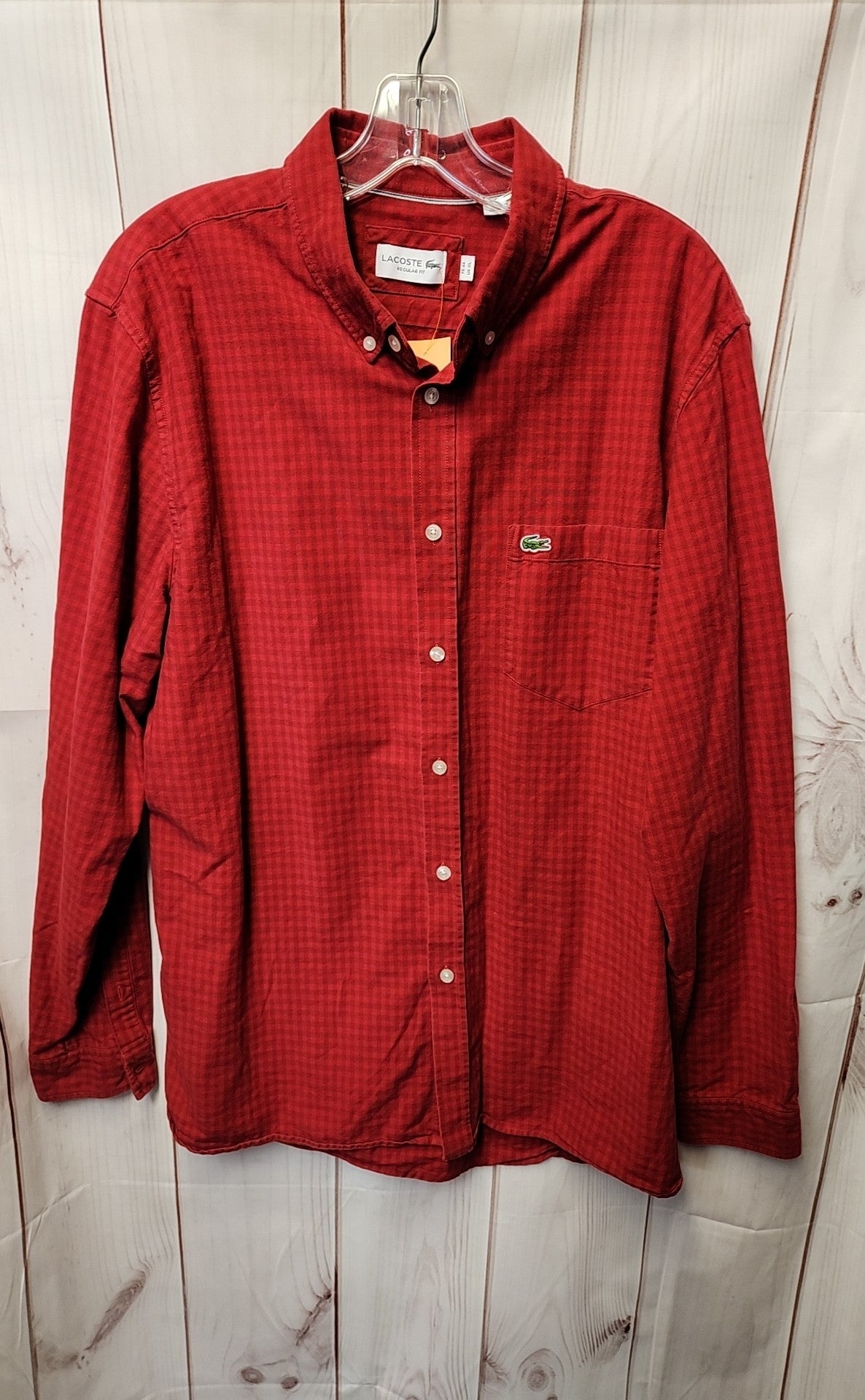 Lacoste Men's Size XL Red Shirt