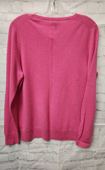Talbots Women's Size L Pink Cashmere Sweater