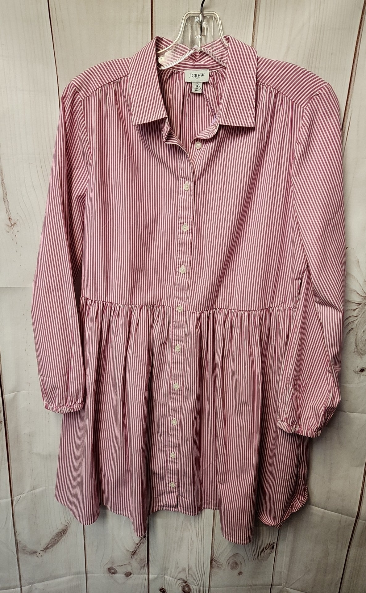 J Crew Women's Size 4 Red Dress