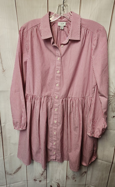 J Crew Women's Size 4 Red Dress