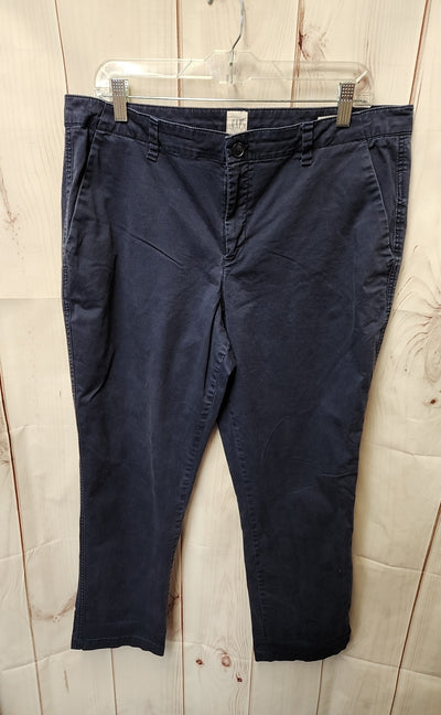 Gap Women's Size 14 Navy Pants Girlfriend Chino