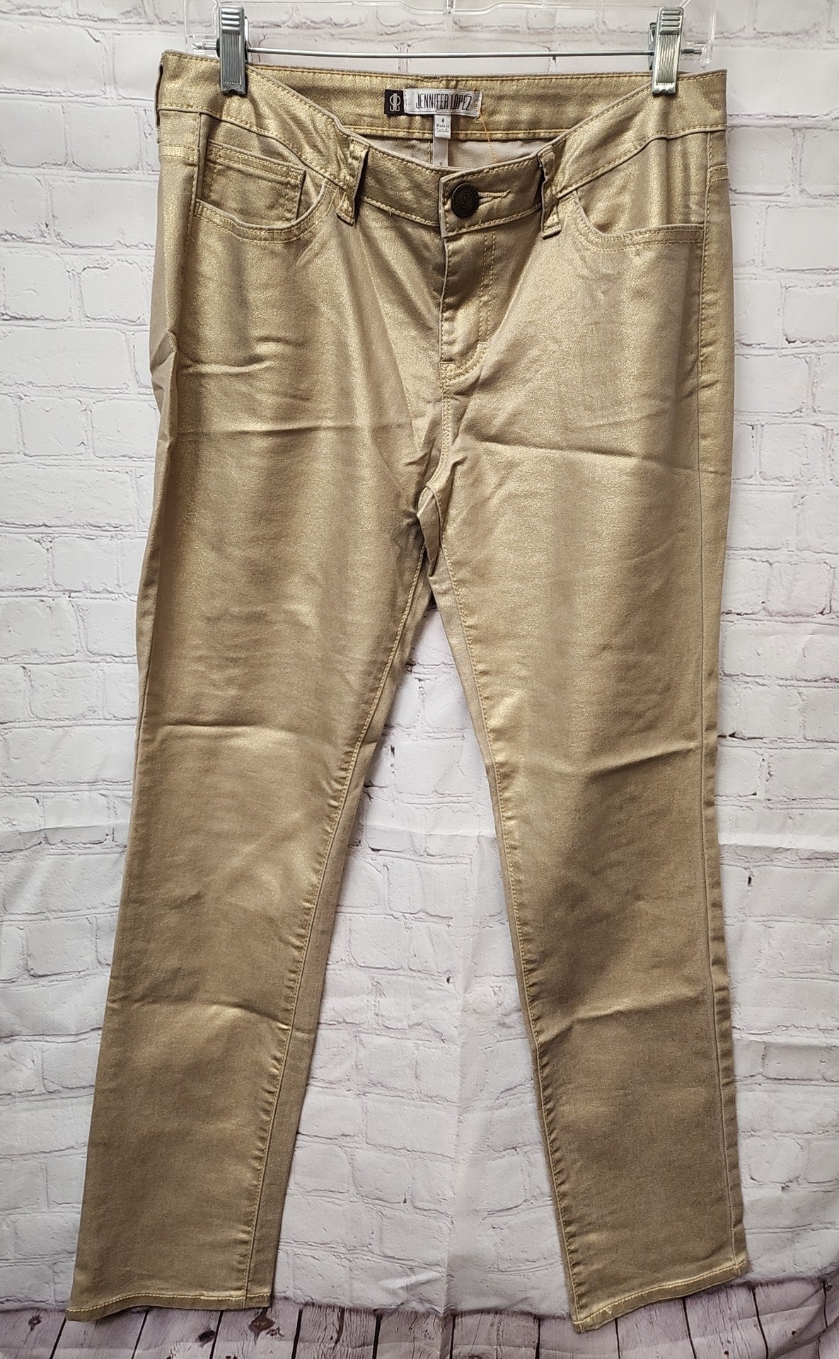 Jennifer Lopez Women's Size 8 Gold Pants