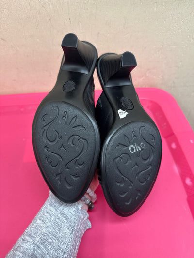 Sofft Women's Size 8-1/2 Black Leather Pumps