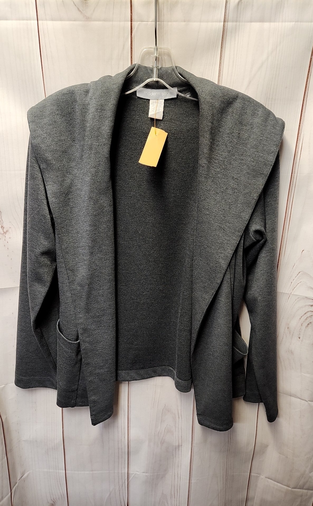Modern Soul Women's Size XS Gray Cardigan