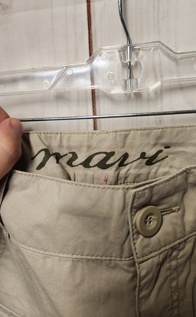 Mavi Women's Size 31 (11-12) Beige Shorts