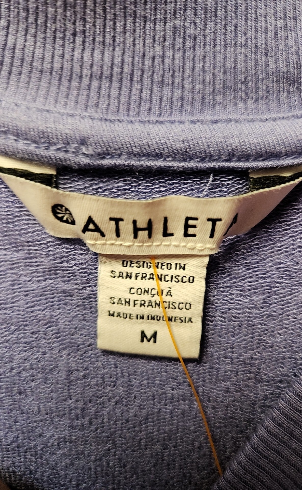 Athleta Women's Size M Purple Short Sleeve Top