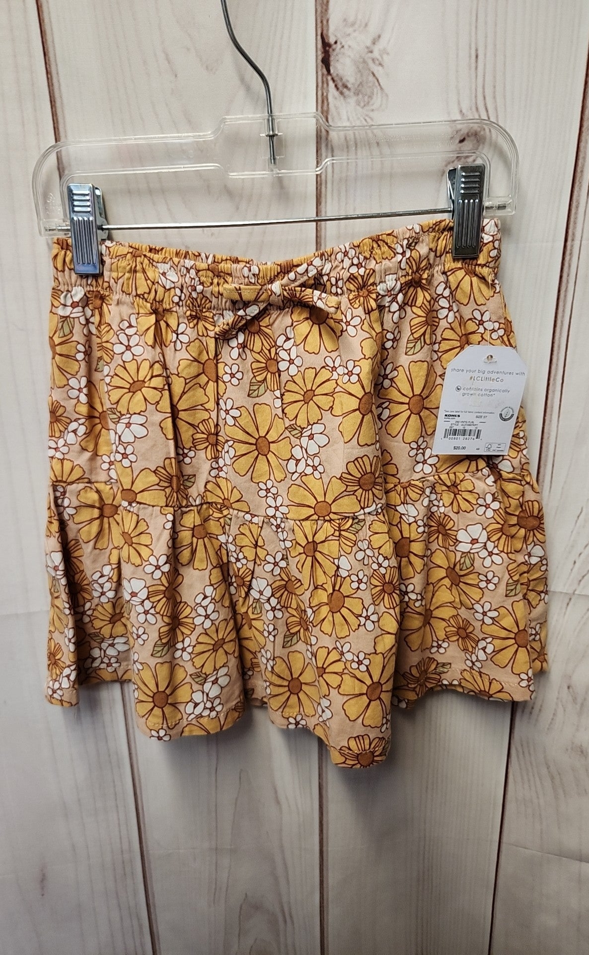 NWT Little Co. Girl's Size 5 Yellow Skirt
