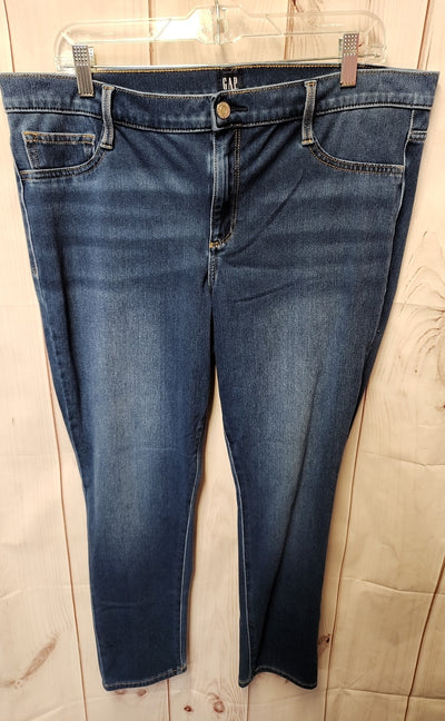 Gap Denim Women's Size 34 (18/1X) Blue Jeans Knit Legging Stretch Jeggings