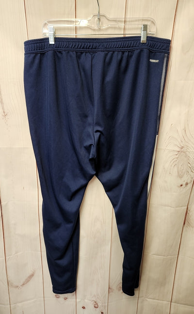 Adidas Women's Size 2X Navy Sweatpants