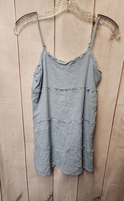 Rsq Women's Size L Light Blue Sleeveless Top