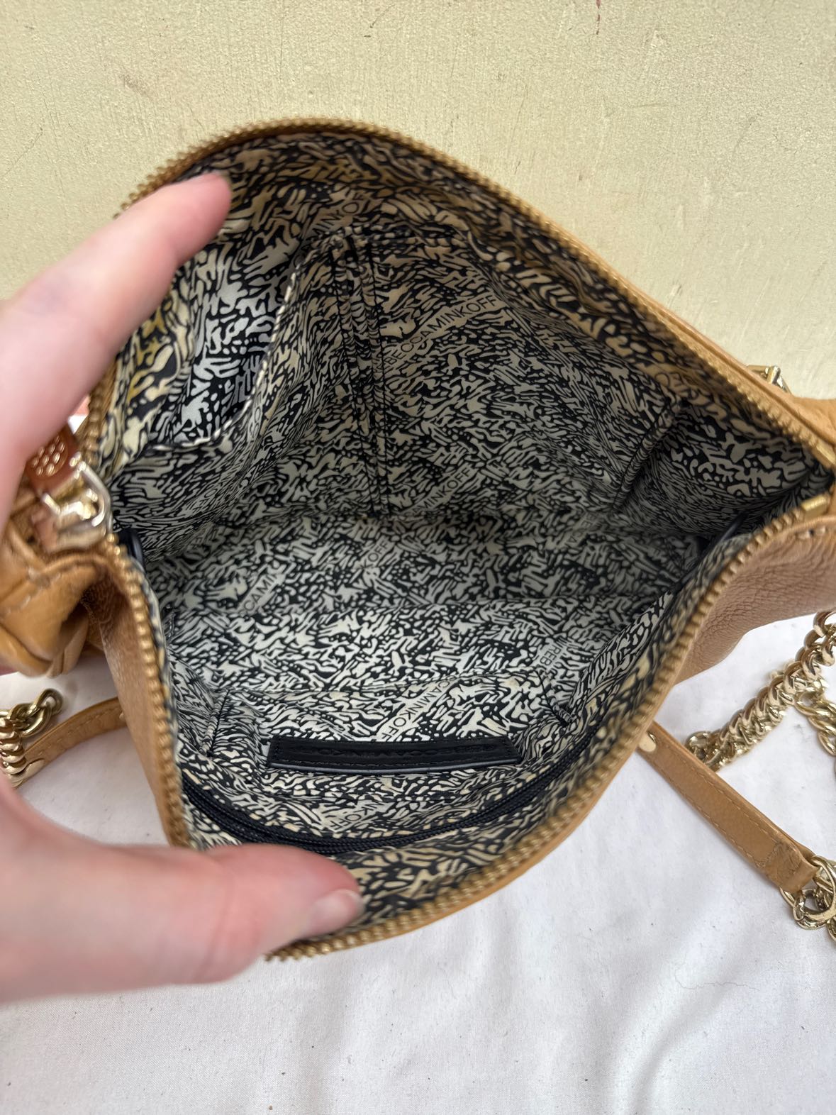 Rebecca Minkoff Tan Purse Bag AS IS - marks/stains