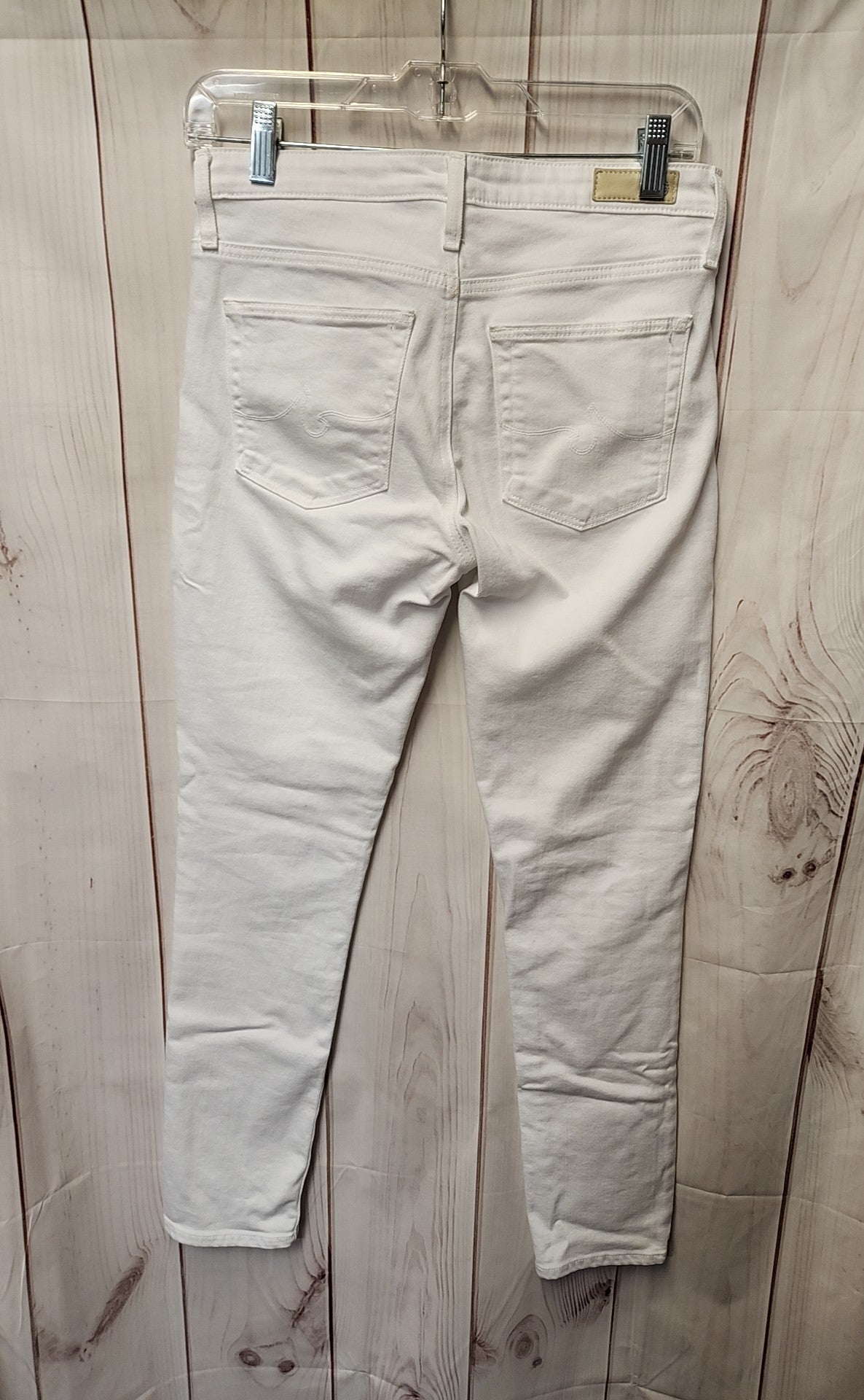 AG Adriano Goldschmied Women's Size 26 (1-2) White Jeans The Prima Ankle
