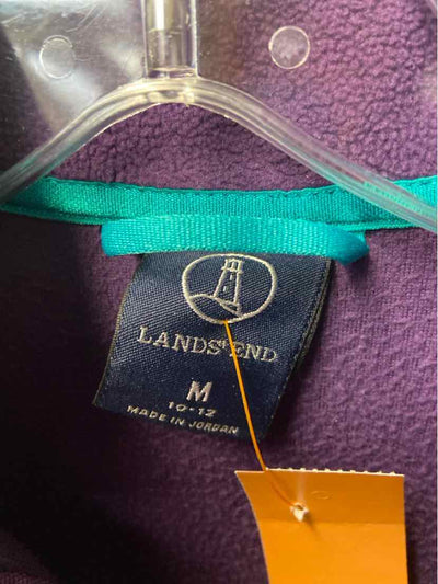 Lands End Women's Size M Purple Sweatshirt