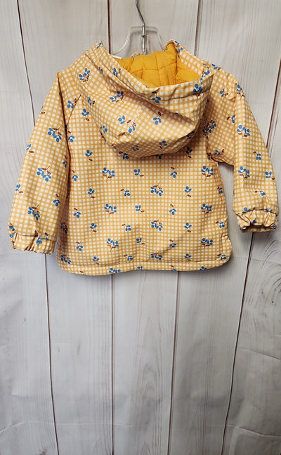 Zara Girl's Size 18-24 Months Yellow Jacket