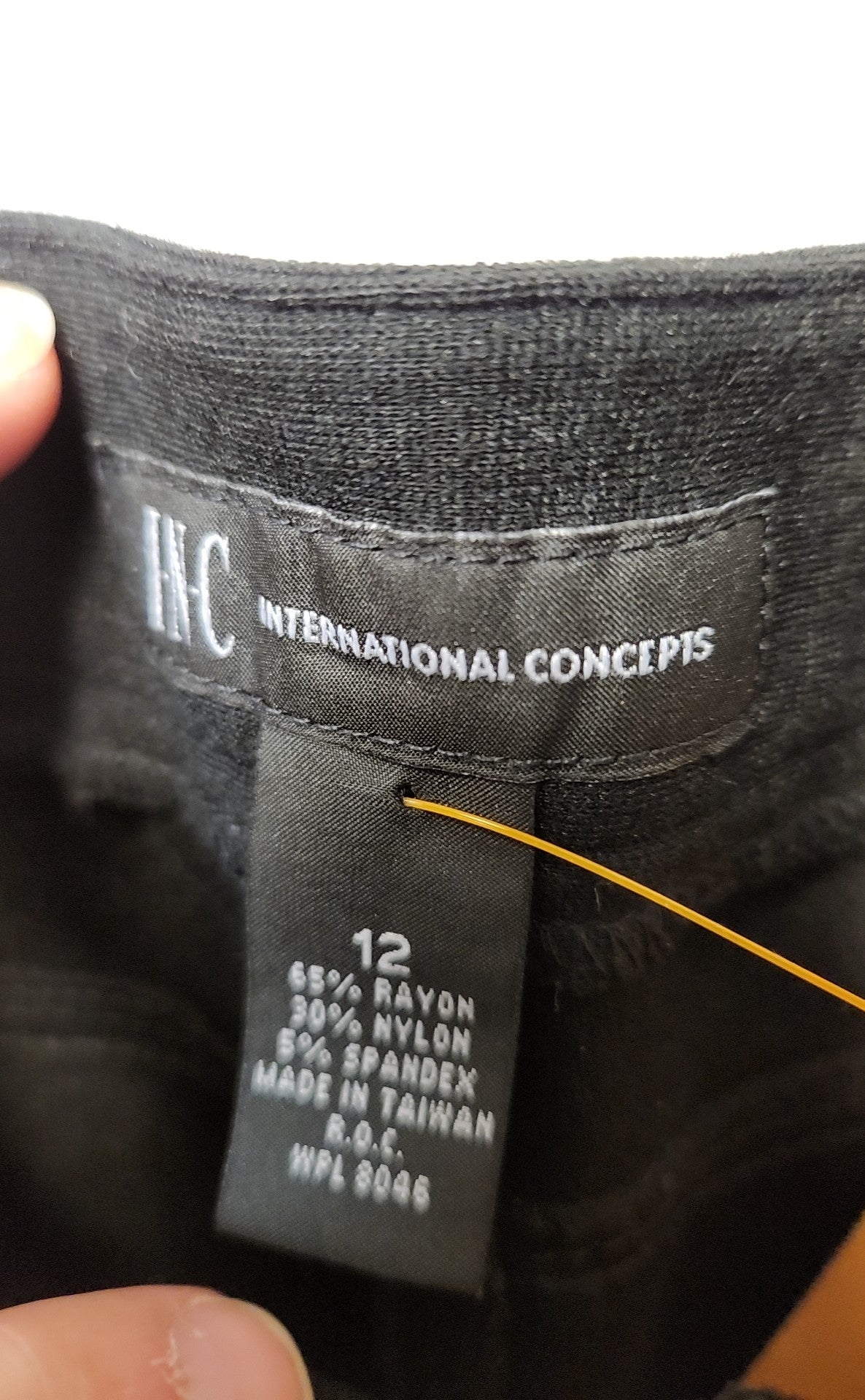 INC Women's Size 12 Black Pants