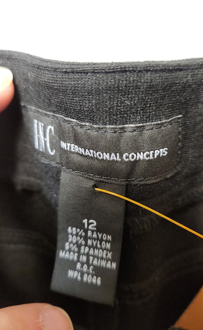 INC Women's Size 12 Black Pants