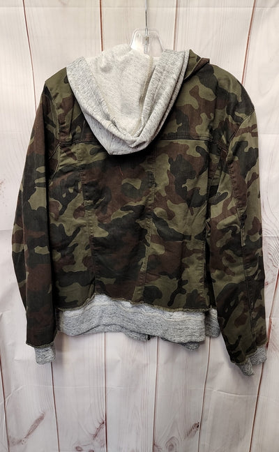 Jessica Simpson Women's Size 2X Green Camo Jacket