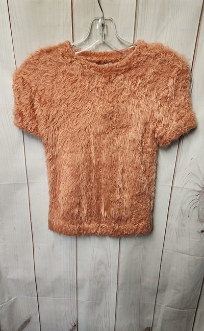 Woven Heart Women's Size XS Pink Short Sleeve Top