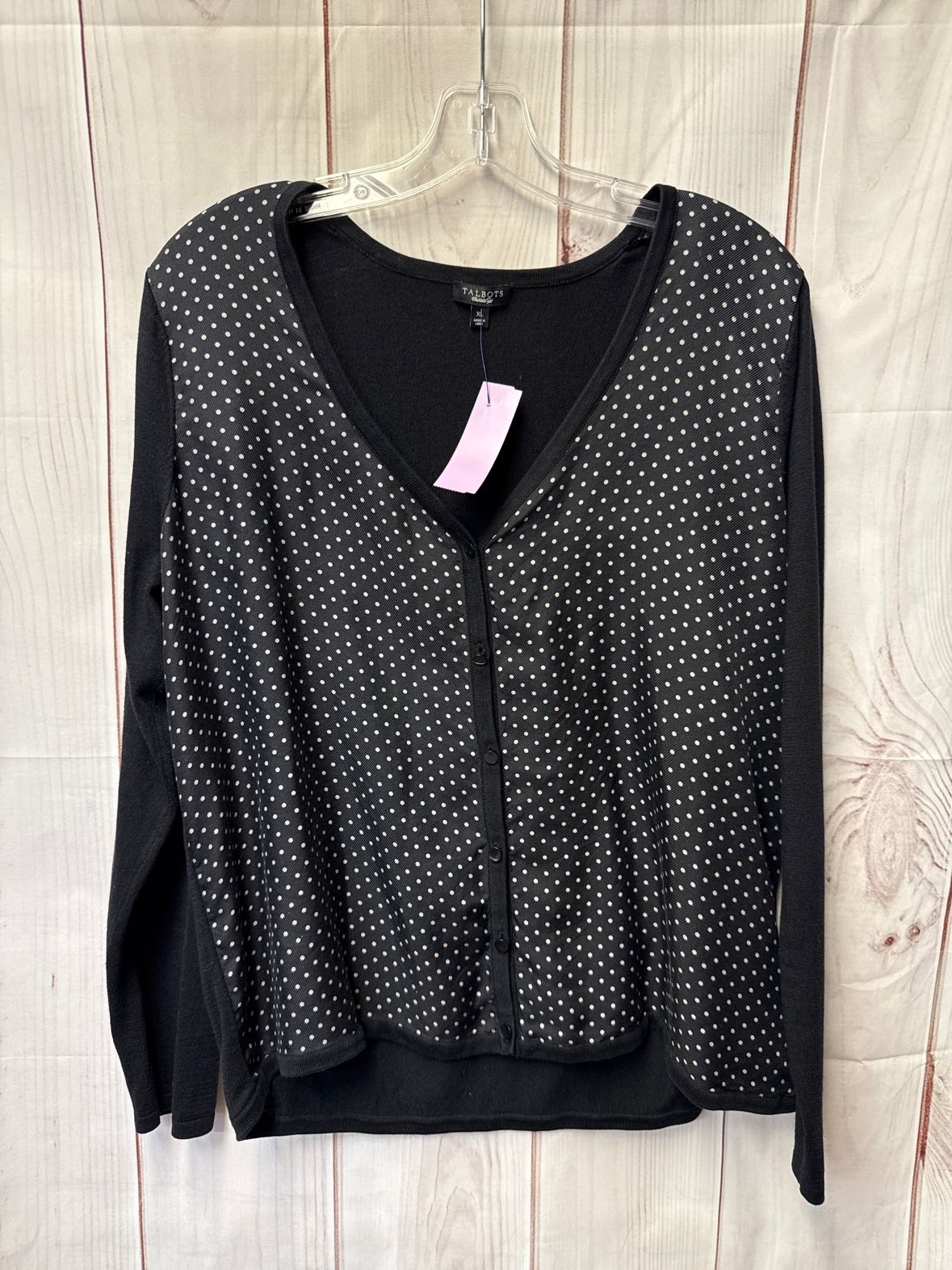 Talbots Women's Size XL Black Cardigan
