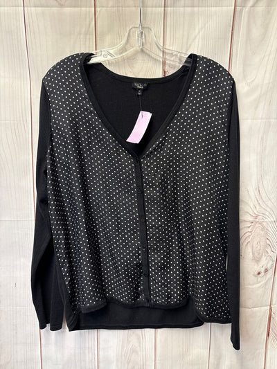 Talbots Women's Size XL Black Cardigan