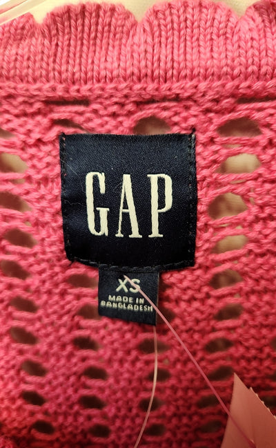 NWT Gap Women's Size XS Pink Knit Short Sleeve Top
