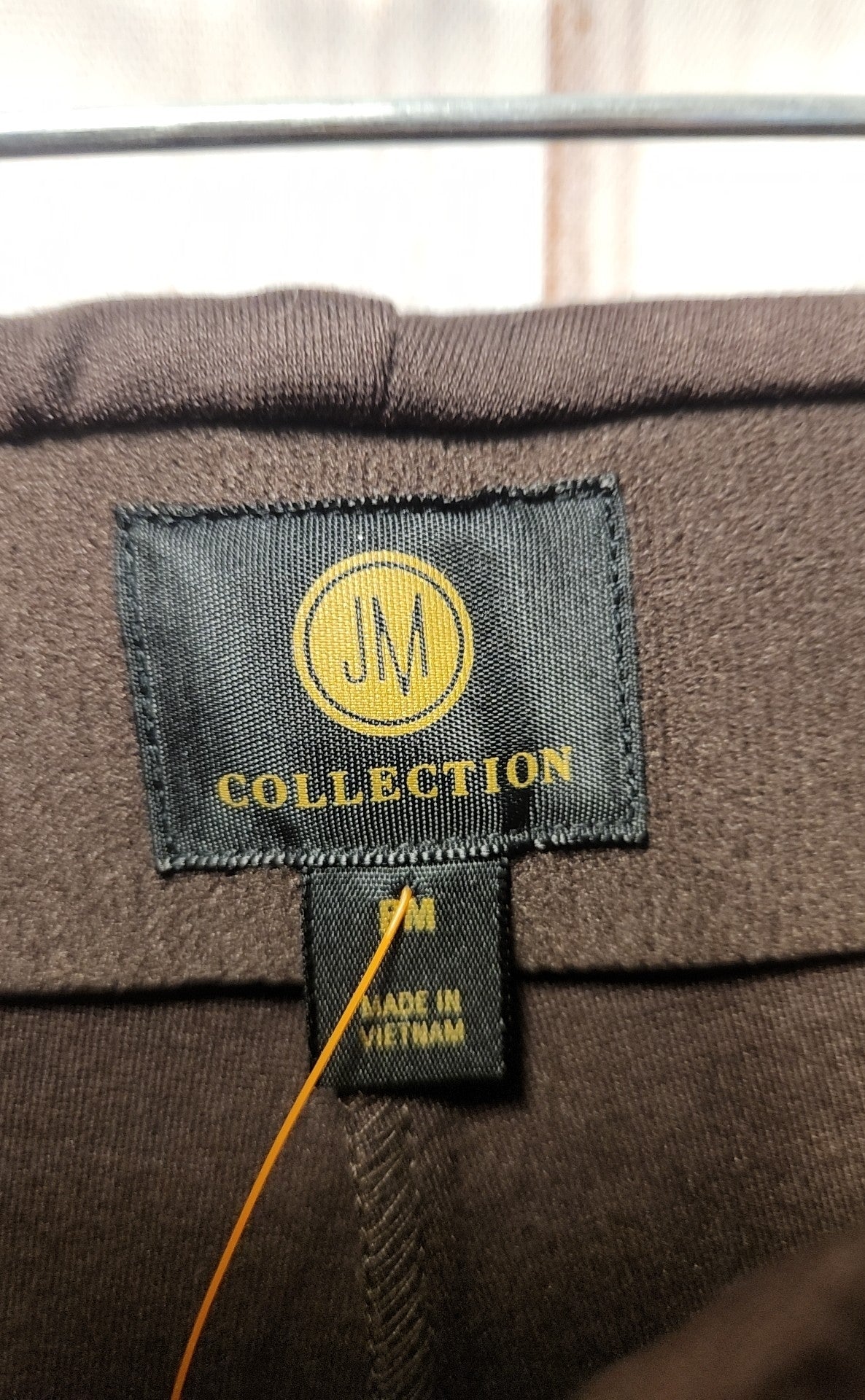 NWT JM Collection Women's Size M Petite Brown Pants