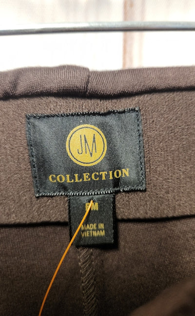 NWT JM Collection Women's Size M Petite Brown Pants