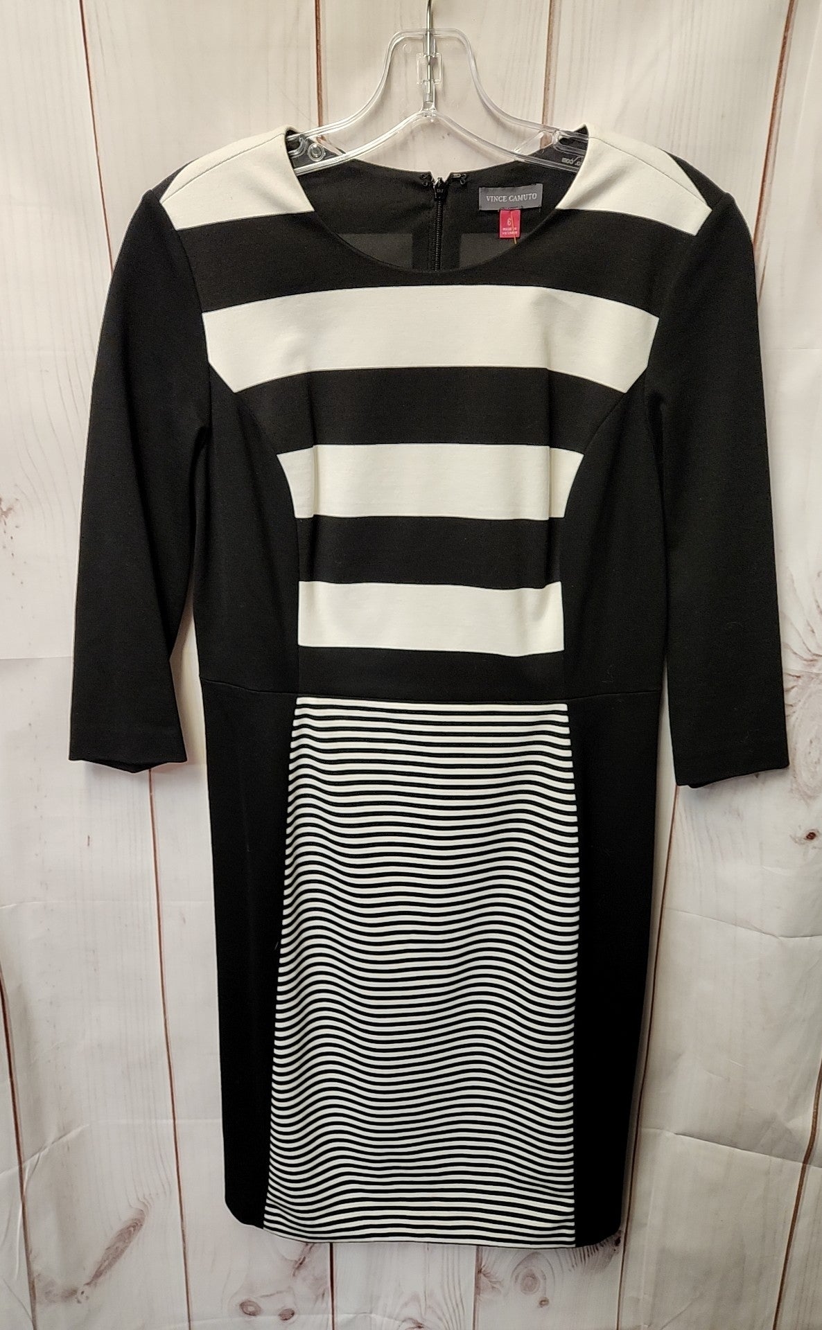 Vince Camuto Women's Size 6 Black & White Dress
