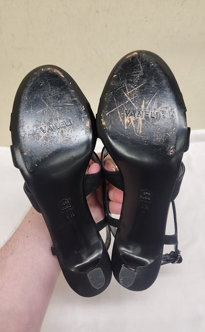 Van Eli Women's Size 9-1/2 Black Sandals Shoes