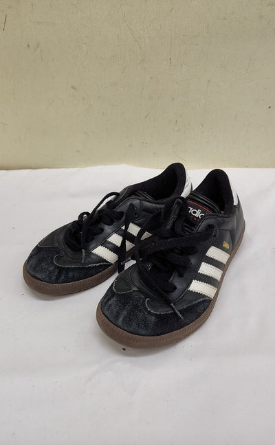 Adidas Boy's Size 3 Black Shoes