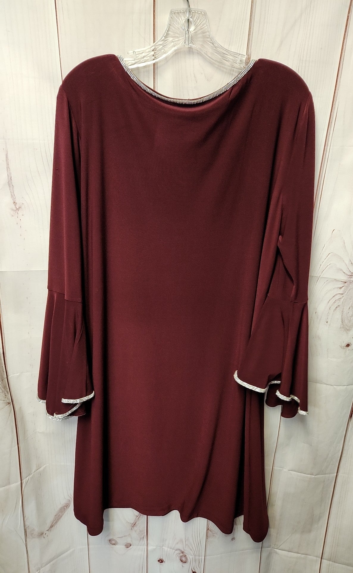Msk Women's Size XL Maroon Dress