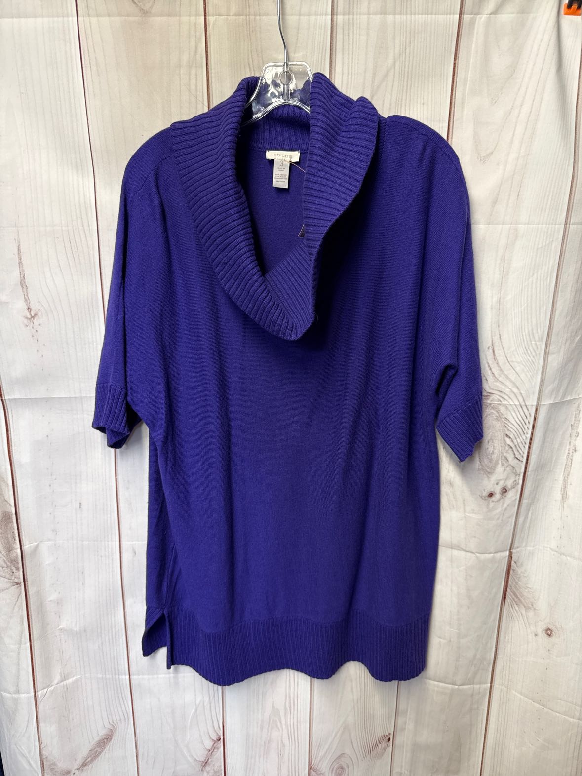 Chico's Women's Size 3 = US XL Purple Sweater