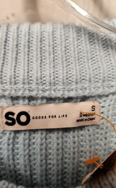 So Women's Size S Light Blue Sweater