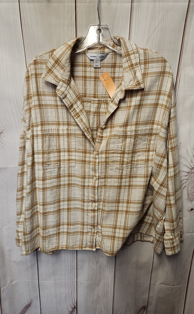 Old Navy Women's Size XL Beige Long Sleeve Top