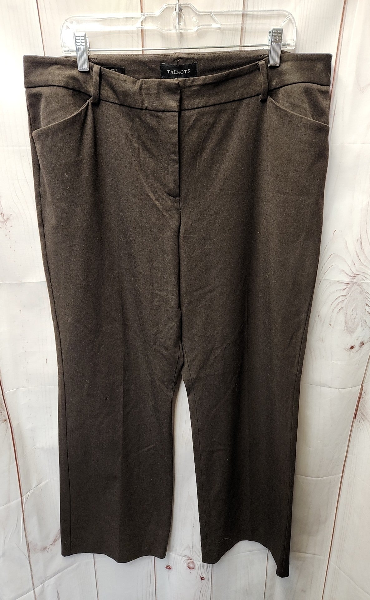 Talbots Women's Size 16 Brown Pants Curvy