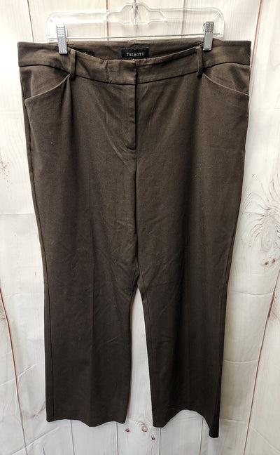 Talbots Women's Size 16 Brown Pants Curvy