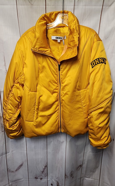 DKNY Women's Size L Yellow Jacket