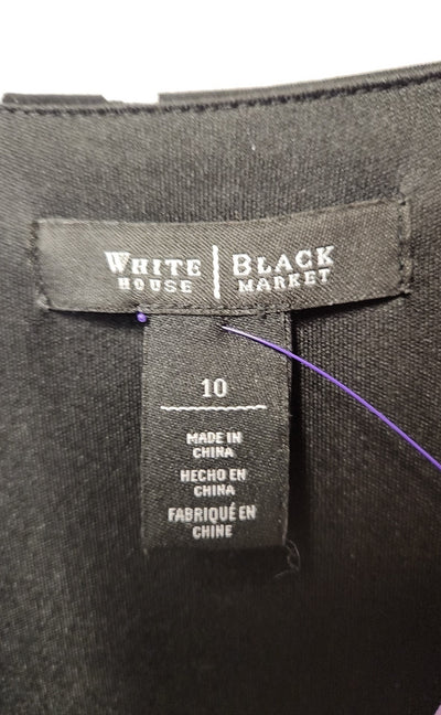 White House Black Market Women's Size 10 Black Dress