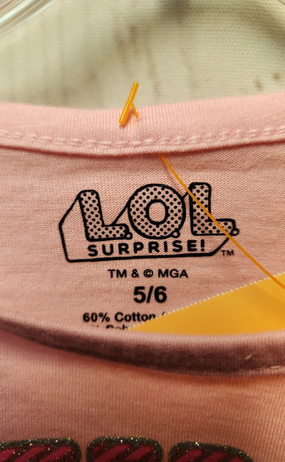 LOL Girl's Size 5/6 Pink Shirt