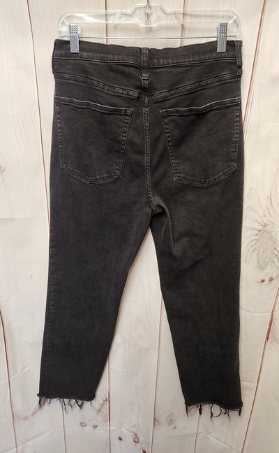 J Crew Women's Size 30 (9-10) Black Jeans Stovepipe